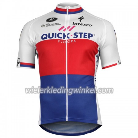 Wielershirt 2018 Quick-Step Floors Tsjechisch kampioenschap